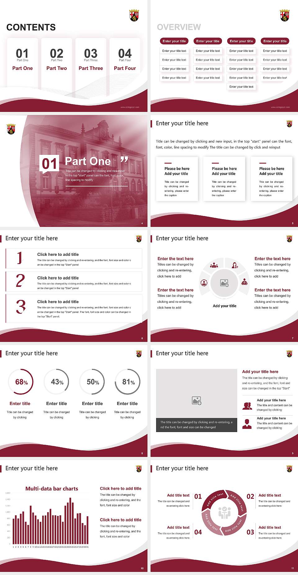 University of Finance Rhineland-Palatinate Lecture Sharing and Networking Event PPT Template4:3 ratio PPT effect preview image2