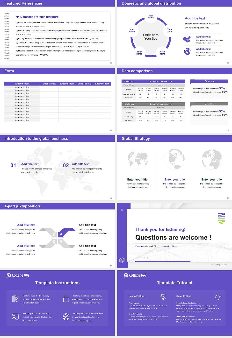 Rheinische University of Applied Sciences Cologne Thesis Proposal/Graduation Defense PPT Template16:9 ratio PPT effect preview image4