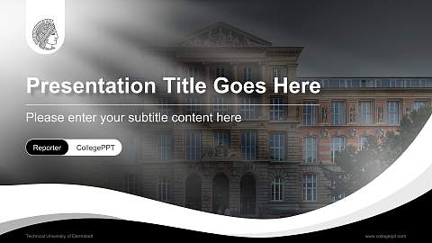 Technical University of Darmstadt Lecture Sharing and Networking Event PPT Template