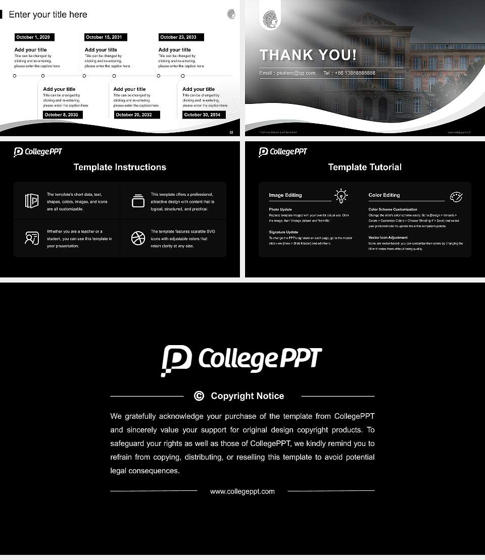 Technical University of Darmstadt Lecture Sharing and Networking Event PPT Template16:9 ratio PPT effect preview image4