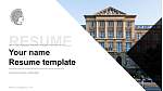 Technical University of Darmstadt Resume PPT Template