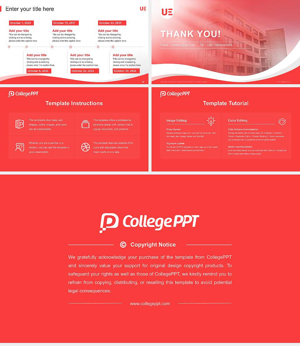 University of Europe for Applied Sciences – Potsdam campus Lecture Sharing and Networking Event PPT Template16:9 ratio PPT effect preview image4