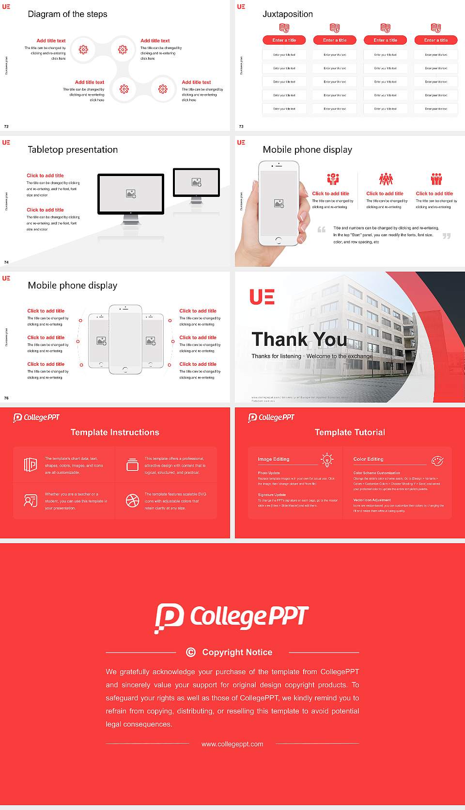 University of Europe for Applied Sciences – Potsdam campus Competition/Entrepreneurship Contest PPT Template16:9 ratio PPT effect preview image9