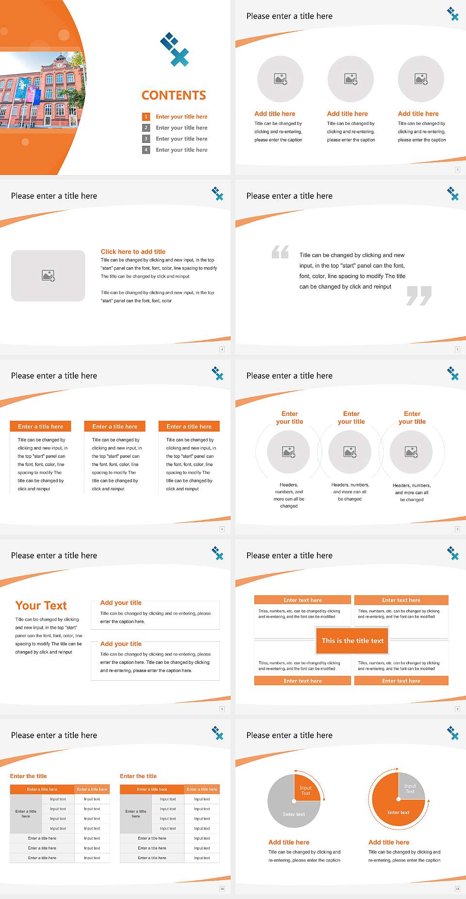 University of Applied Sciences Bremen Course/Courseware Creation PPT Template4:3 ratio PPT effect preview image2