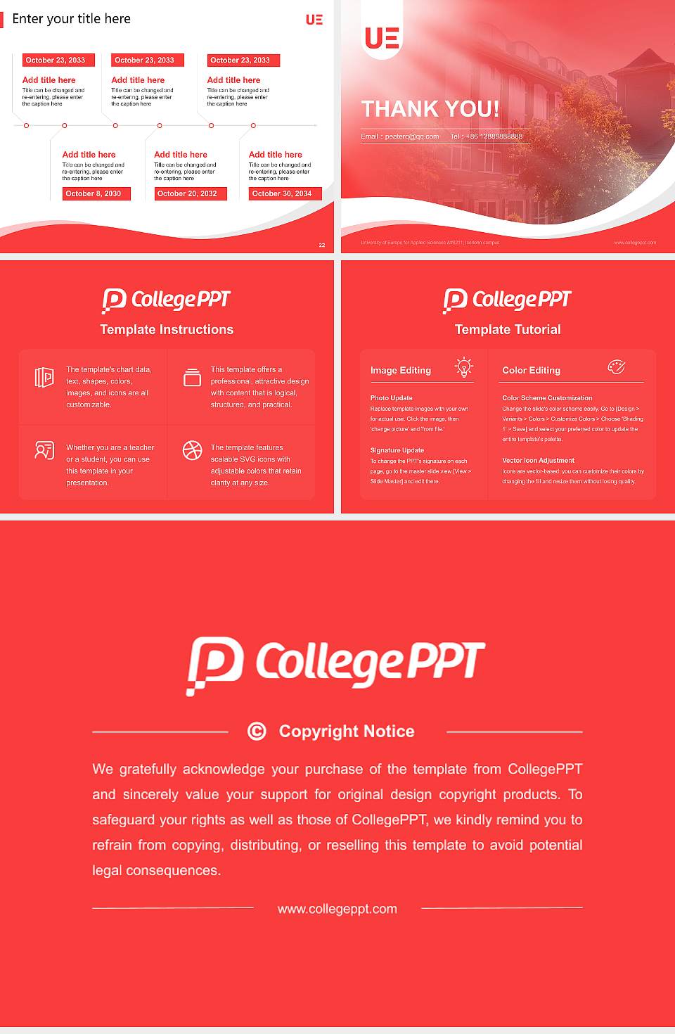 University of Europe for Applied Sciences – Iserlohn campus Lecture Sharing and Networking Event PPT Template4:3 ratio PPT effect preview image4