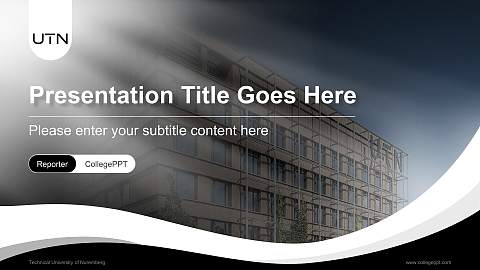 Technical University of Nuremberg Lecture Sharing and Networking Event PPT Template