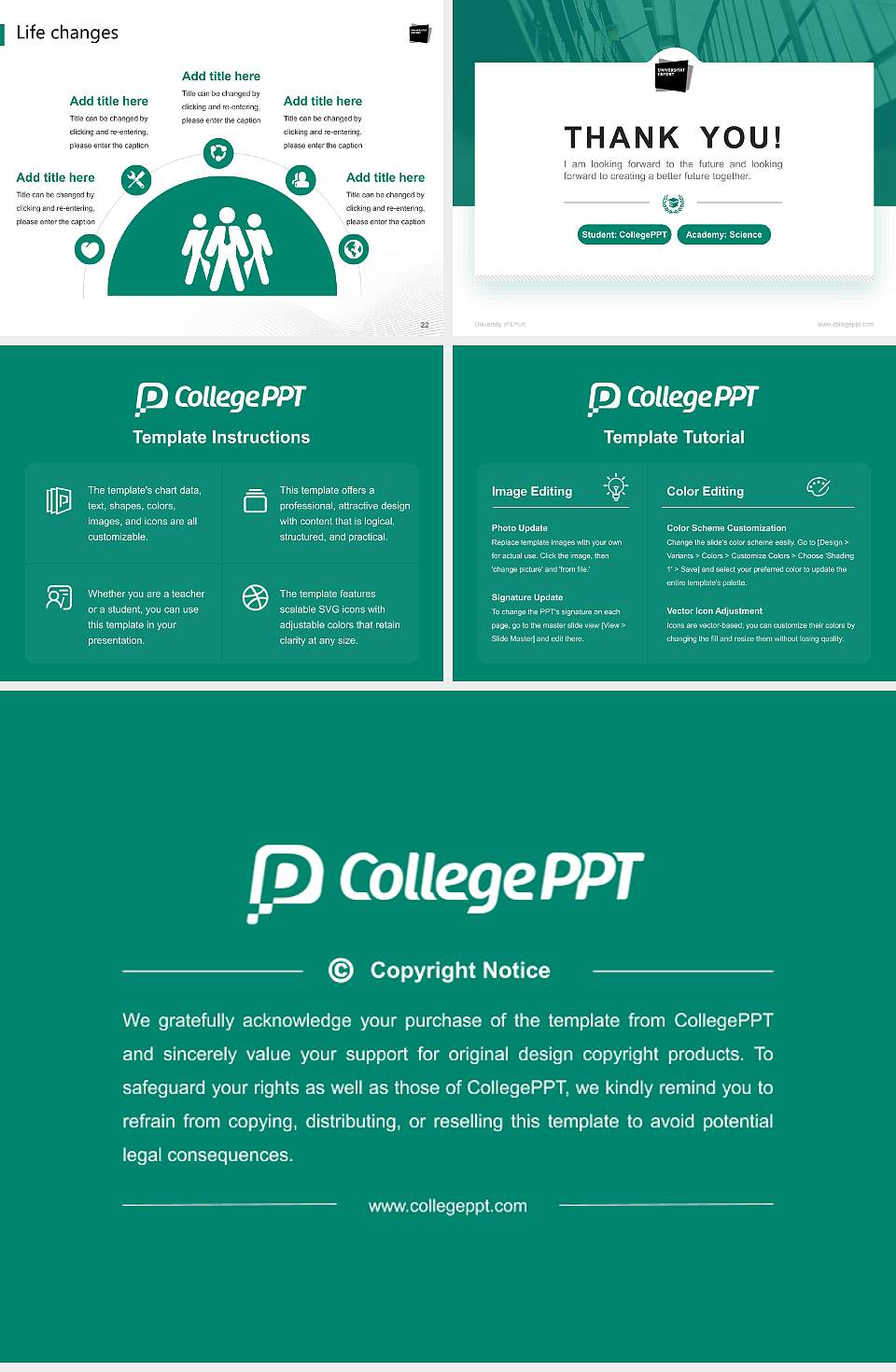 University of Erfurt National Scholarship Defense PPT Template4:3 ratio PPT effect preview image4