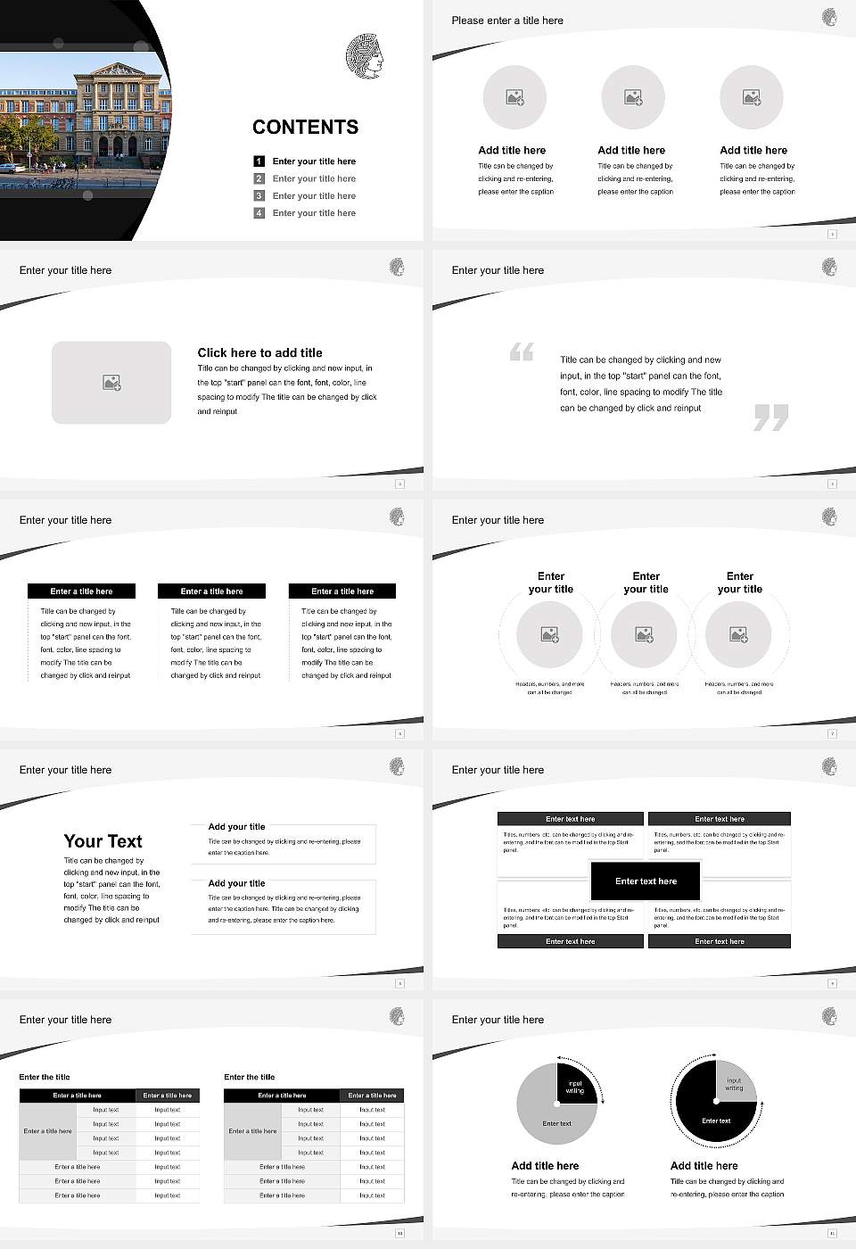 Technical University of Darmstadt Course/Courseware Creation PPT Template16:9 ratio PPT effect preview image2