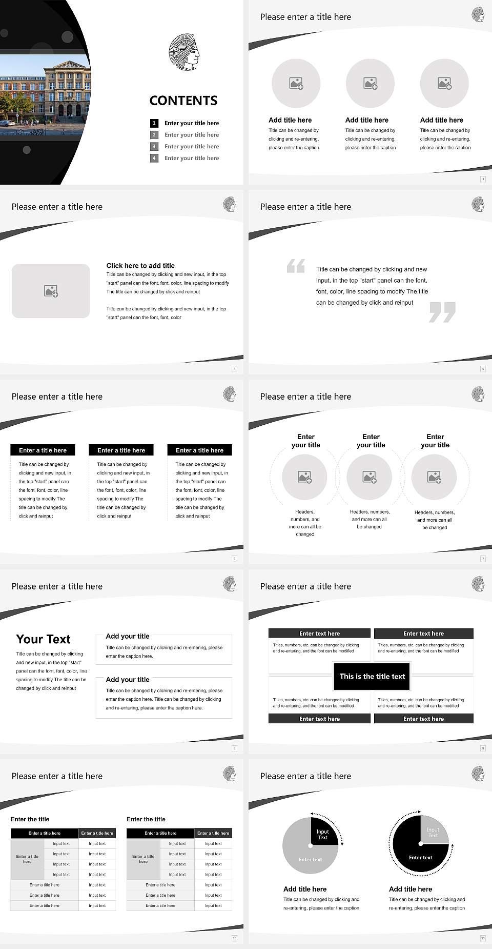Technical University of Darmstadt Course/Courseware Creation PPT Template4:3 ratio PPT effect preview image2