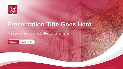 Technical University of Braunschweig Lecture Sharing and Networking Event PPT Template