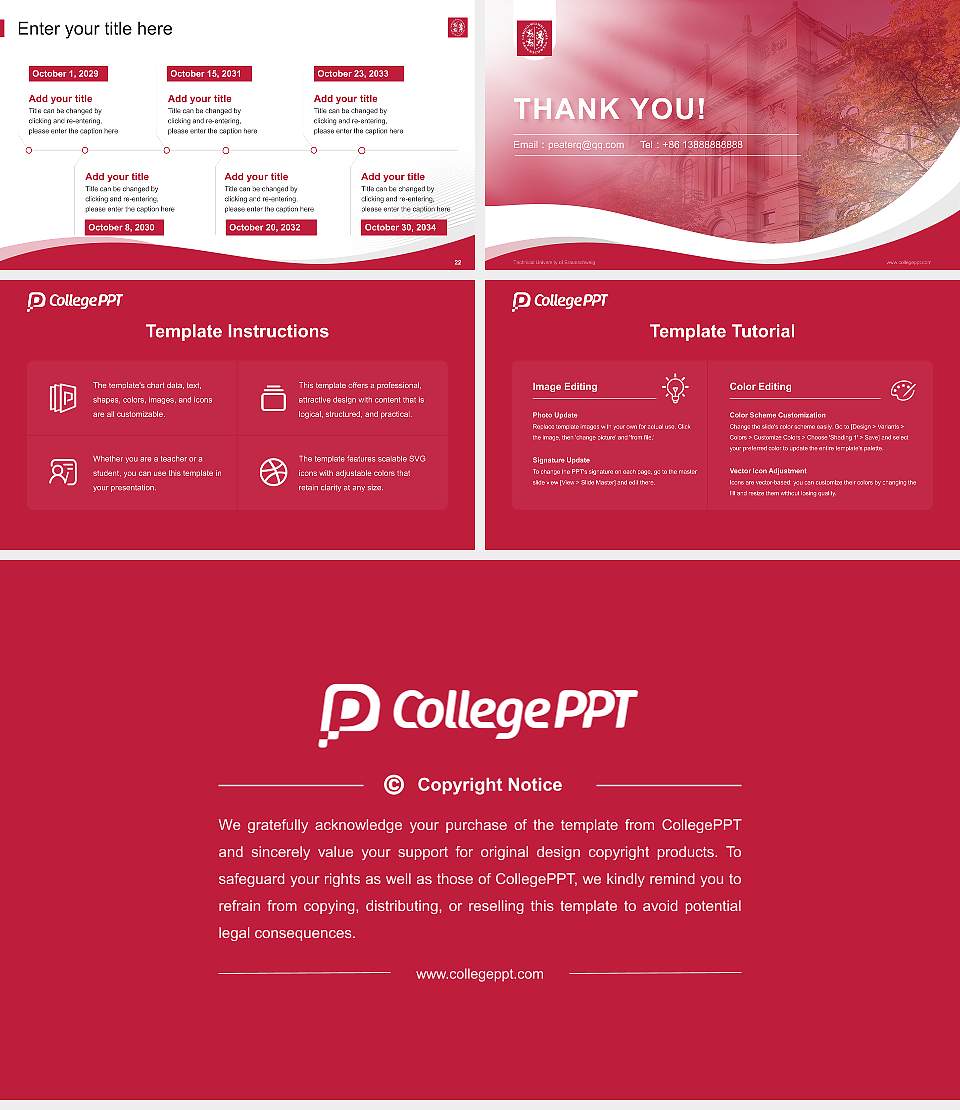 Technical University of Braunschweig Lecture Sharing and Networking Event PPT Template16:9 ratio PPT effect preview image4