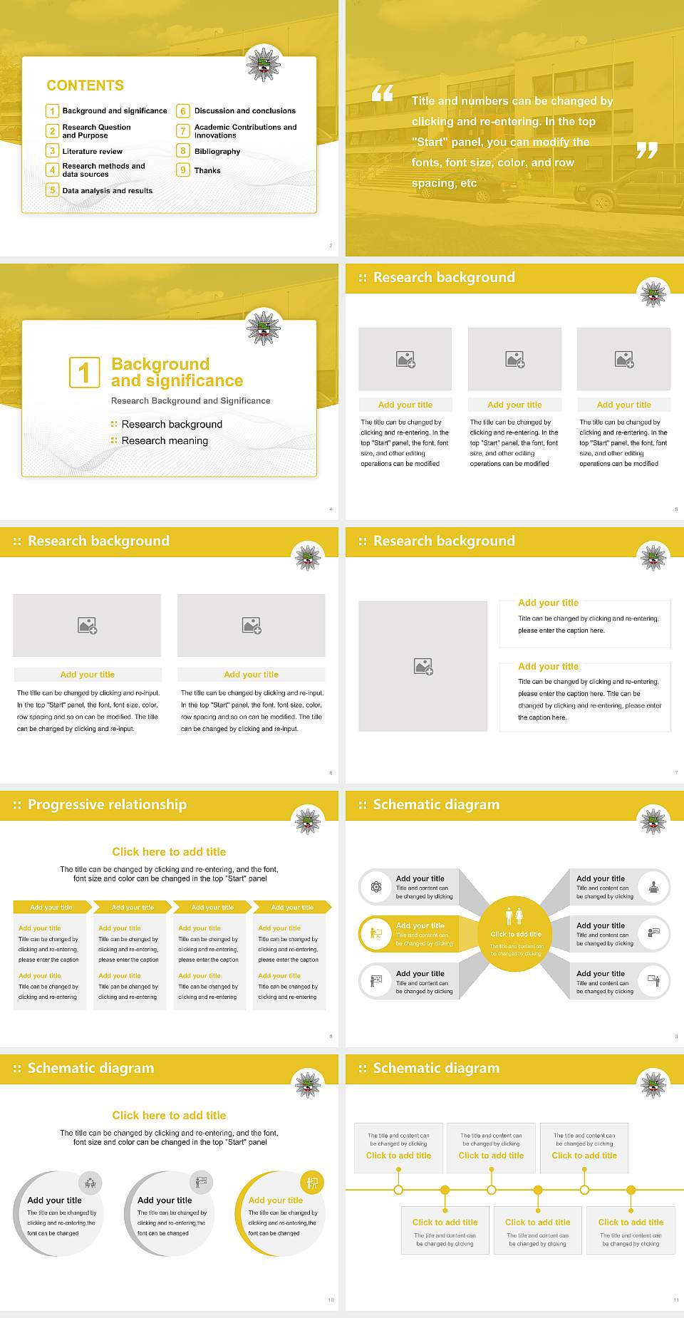 Saxony-Anhalt Police University of Applied Sciences Graduation Thesis Defense PPT Template4:3 ratio PPT effect preview image2