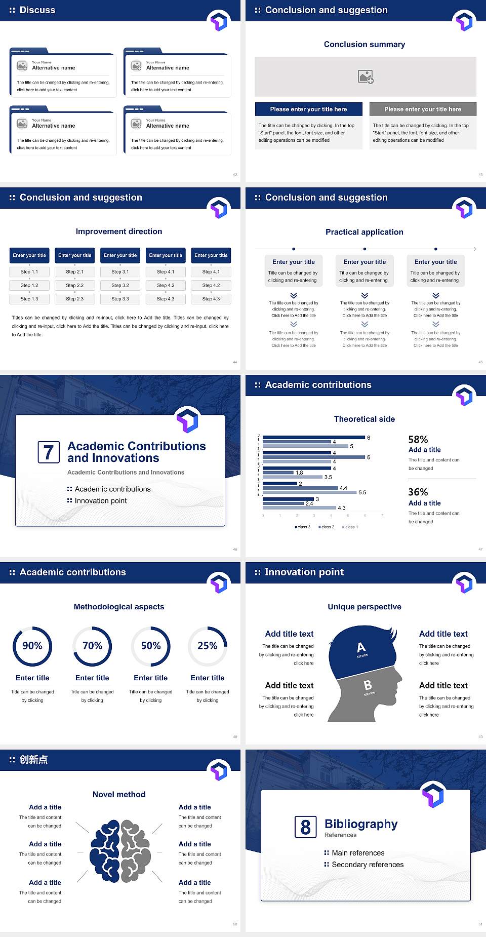 University of Applied Sciences for Small and Medium-Sized Enterprises – Rostock campus Graduation Thesis Defense PPT Template4:3 ratio PPT effect preview image6