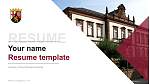 University of Finance Rhineland-Palatinate Resume PPT Template