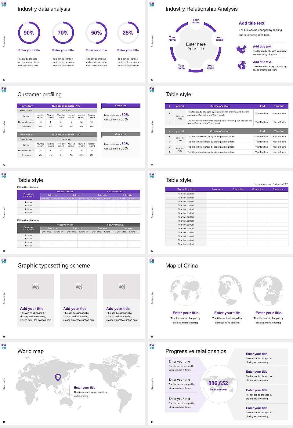 Ravensburg-Weingarten University of Applied Sciences Competition/Entrepreneurship Contest PPT Template16:9 ratio PPT effect preview image5