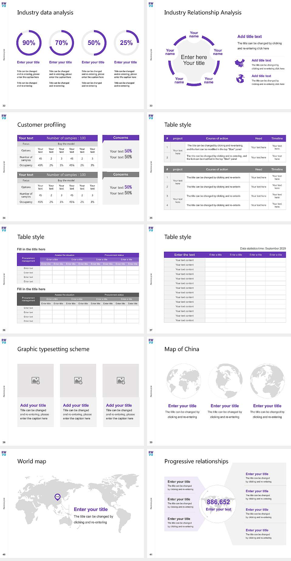Ravensburg-Weingarten University of Applied Sciences Competition/Entrepreneurship Contest PPT Template4:3 ratio PPT effect preview image5