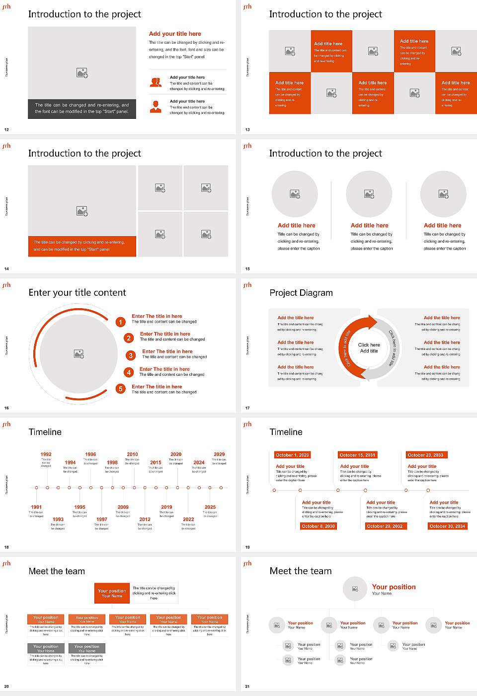 SRH University Heidelberg Competition/Entrepreneurship Contest PPT Template16:9 ratio PPT effect preview image3
