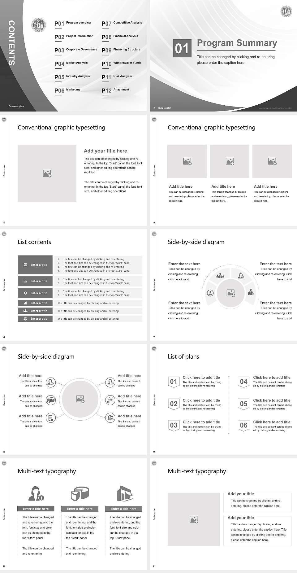 University of Cologne Competition/Entrepreneurship Contest PPT Template4:3 ratio PPT effect preview image2