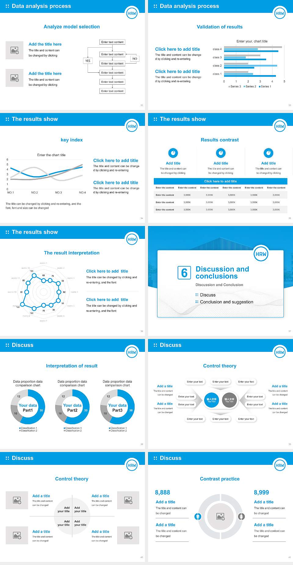 Ruhr West University of Applied Sciences Graduation Thesis Defense PPT Template4:3 ratio PPT effect preview image5