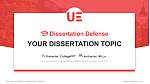 University of Europe for Applied Sciences – Iserlohn campus Pertahanan Tesis Templat PPT