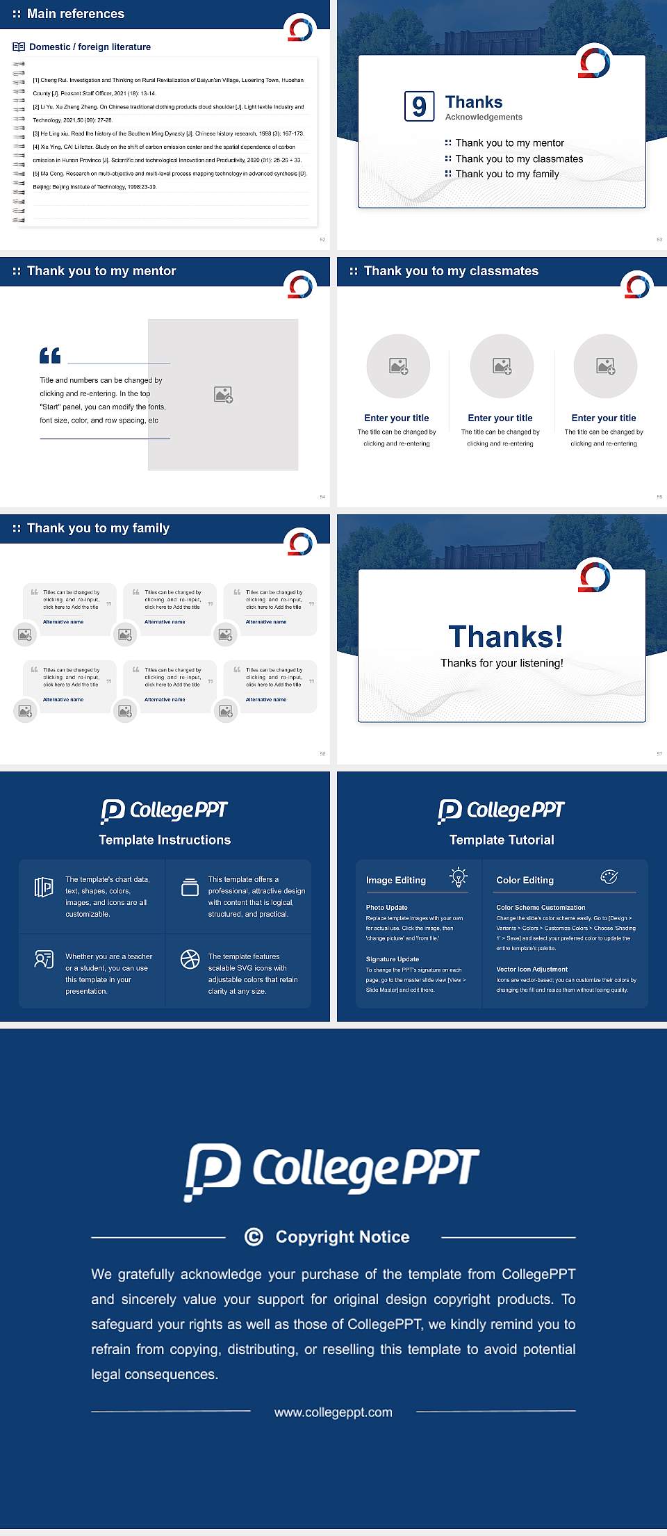 University of Applied Sciences Zwickau – Reichenbach campus Graduation Thesis Defense PPT Template4:3 ratio PPT effect preview image7