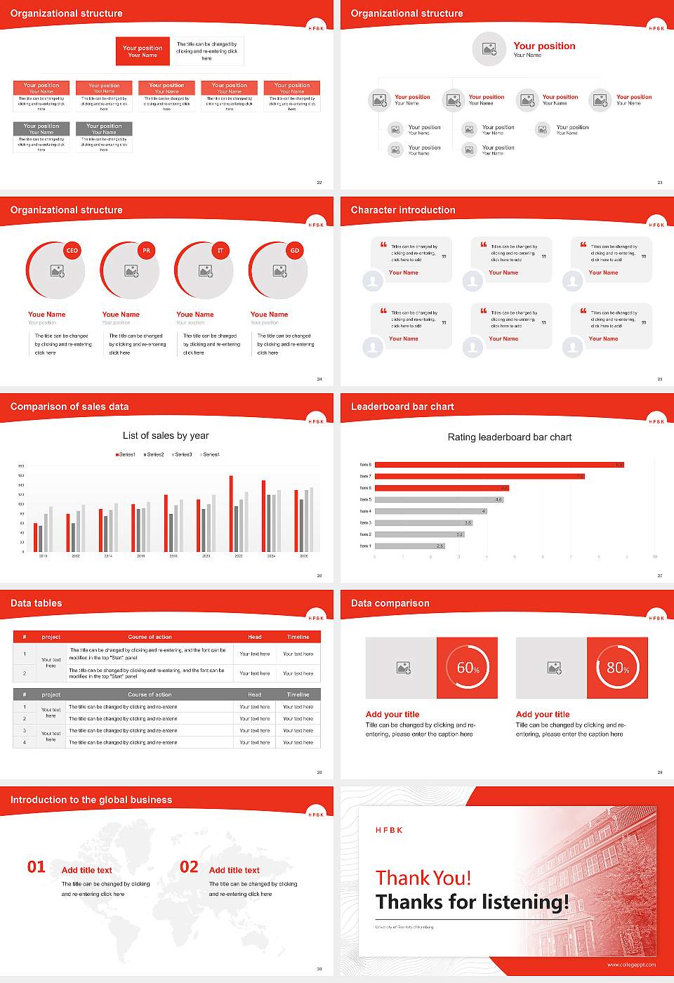 University of Fine Arts of Hamburg Academic Presentation/Research Findings Report PPT Template16:9 ratio PPT effect preview image4