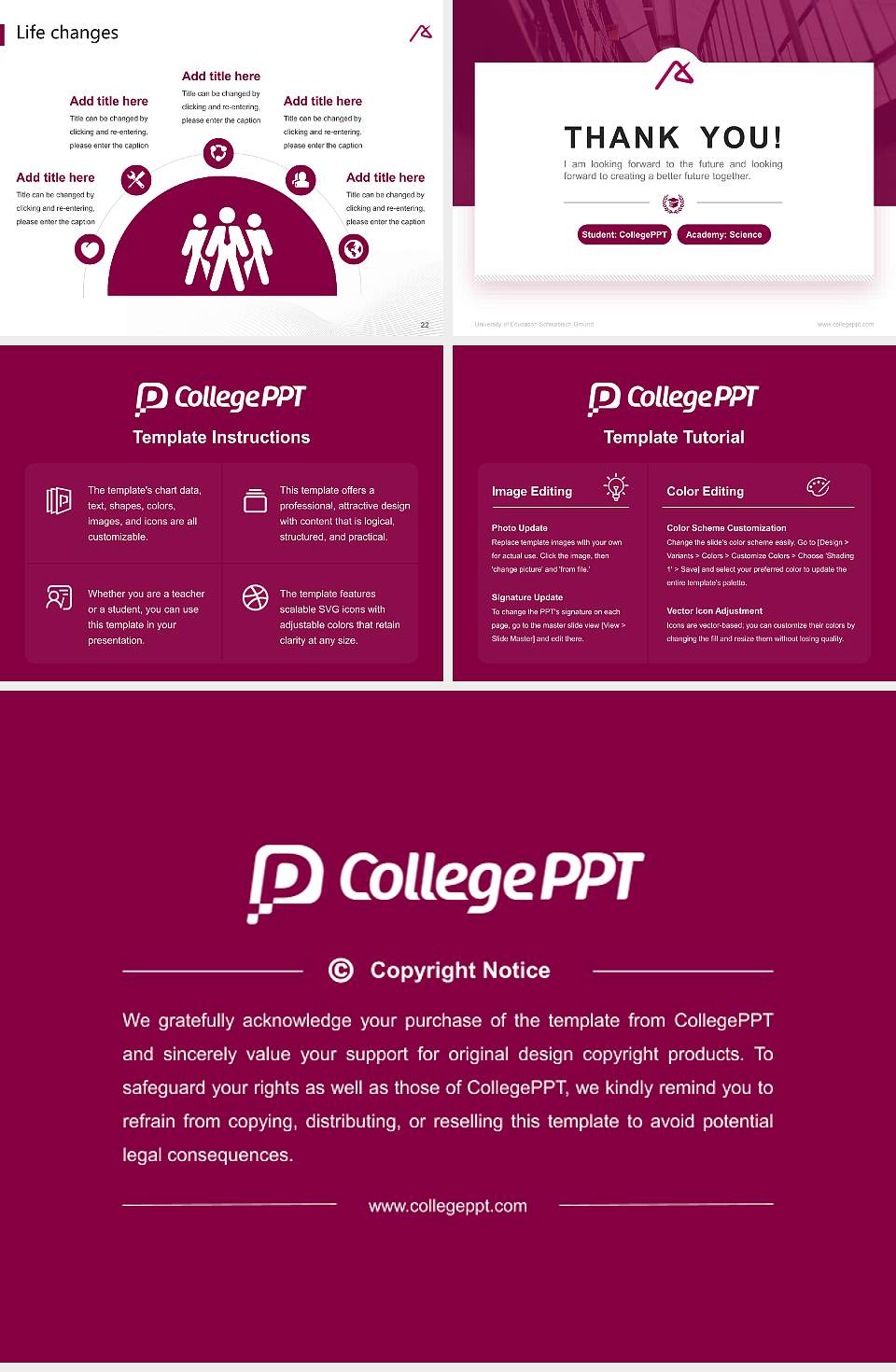 University of Education Schwäbisch Gmünd National Scholarship Defense PPT Template4:3 ratio PPT effect preview image4