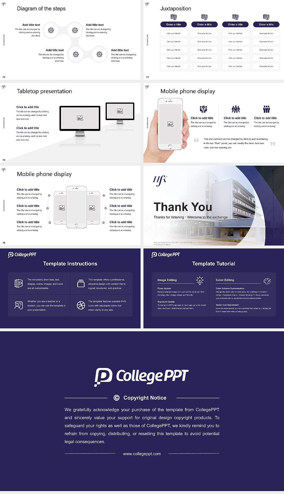 University of Church Music of the Diocese of Rottenburg-Stuttgart Competition/Entrepreneurship Contest PPT Template16:9 ratio PPT effect preview image9