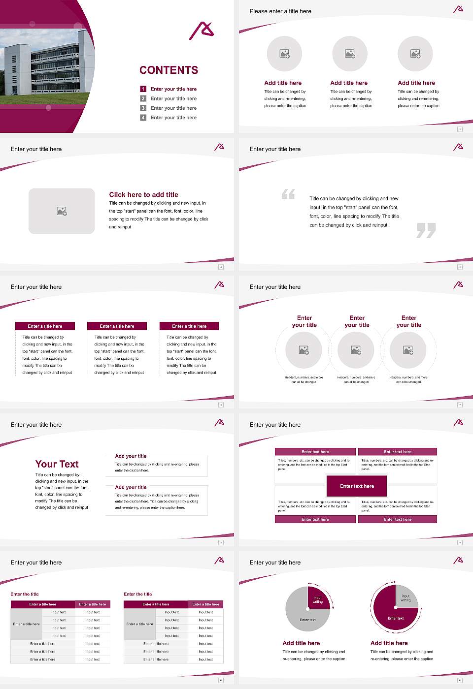University of Education Schwäbisch Gmünd Course/Courseware Creation PPT Template16:9 ratio PPT effect preview image2
