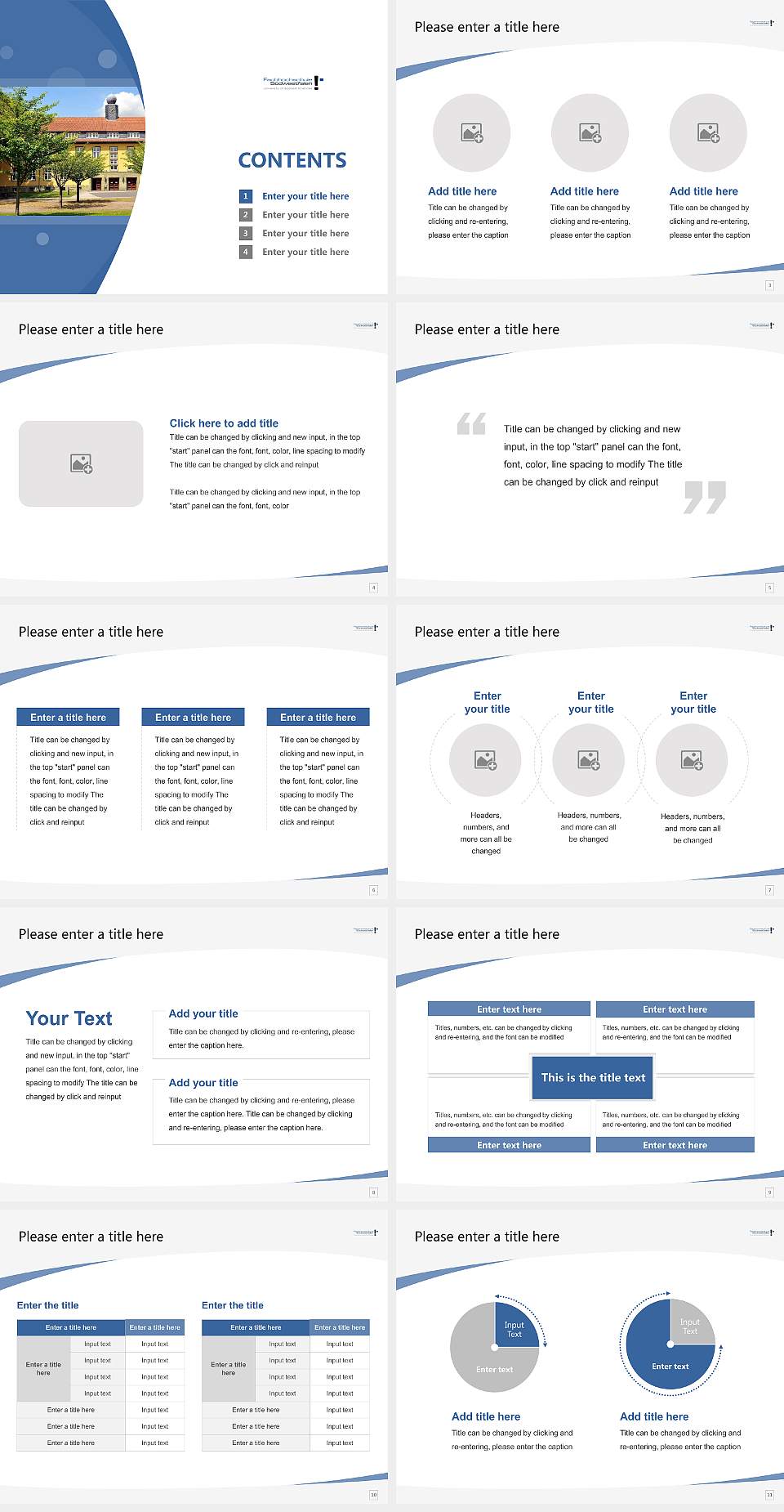 South Westphalia University of Applied Sciences – Soest campus Course/Courseware Creation PPT Template4:3 ratio PPT effect preview image2