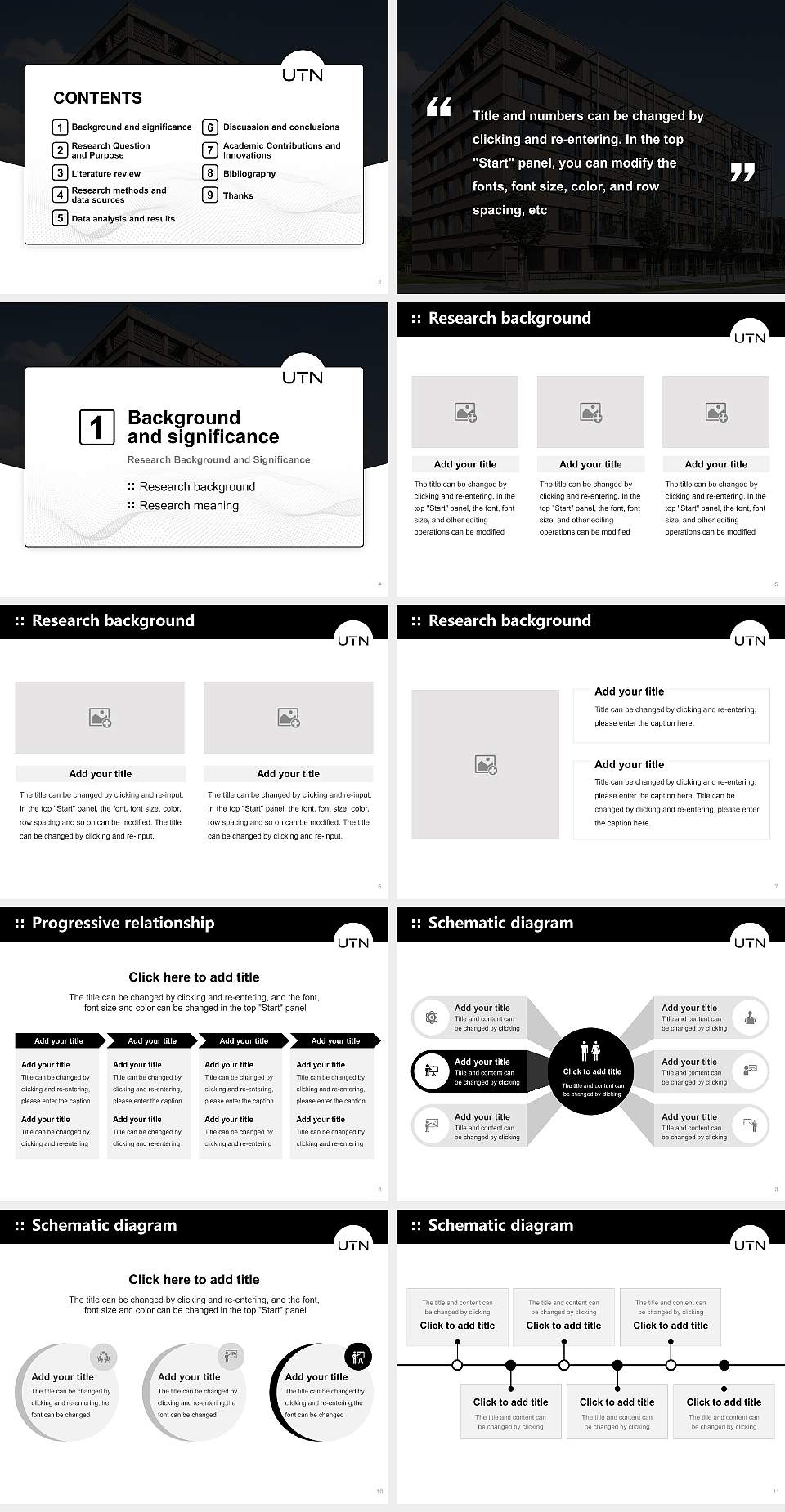 Technical University of Nuremberg Graduation Thesis Defense PPT Template4:3 ratio PPT effect preview image2
