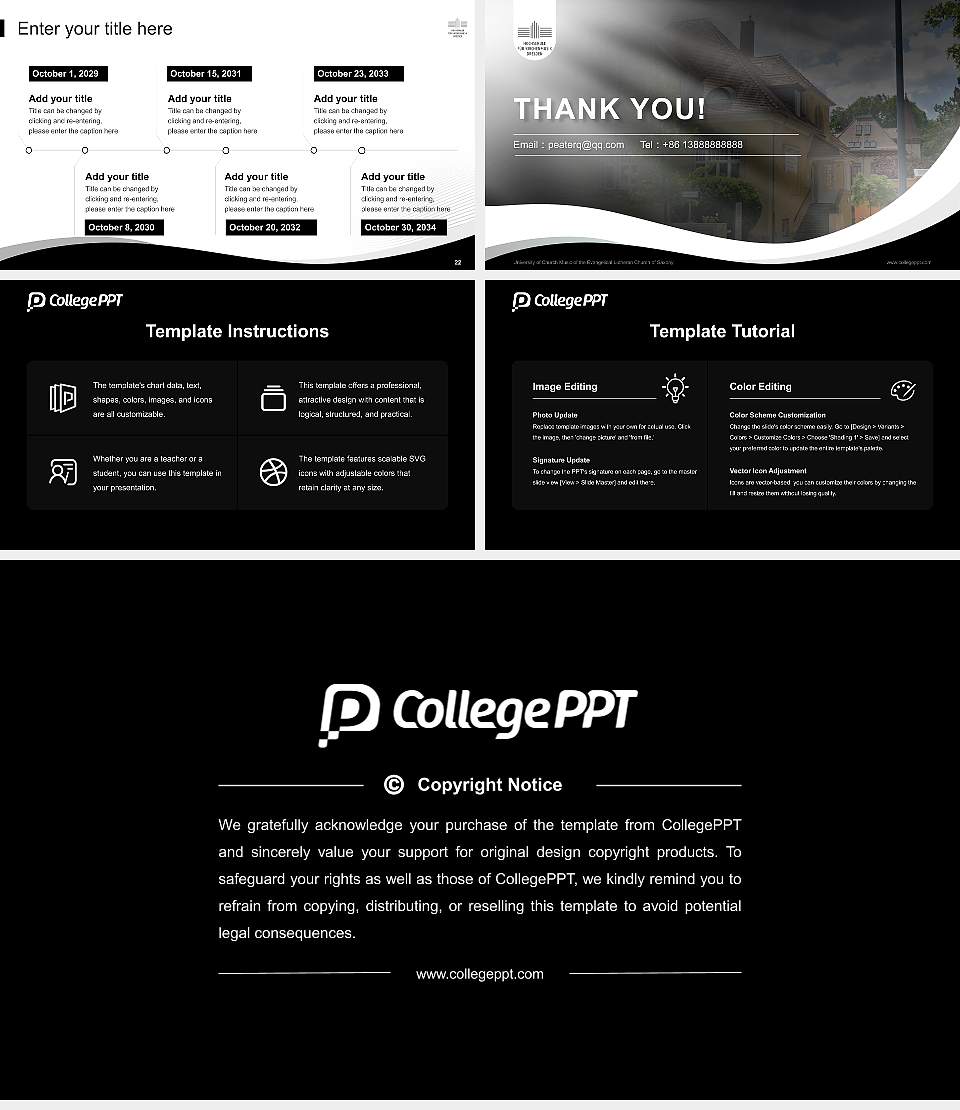 University of Church Music of the Evangelical Lutheran Church of Saxony Lecture Sharing and Networking Event PPT Template16:9 ratio PPT effect preview image4
