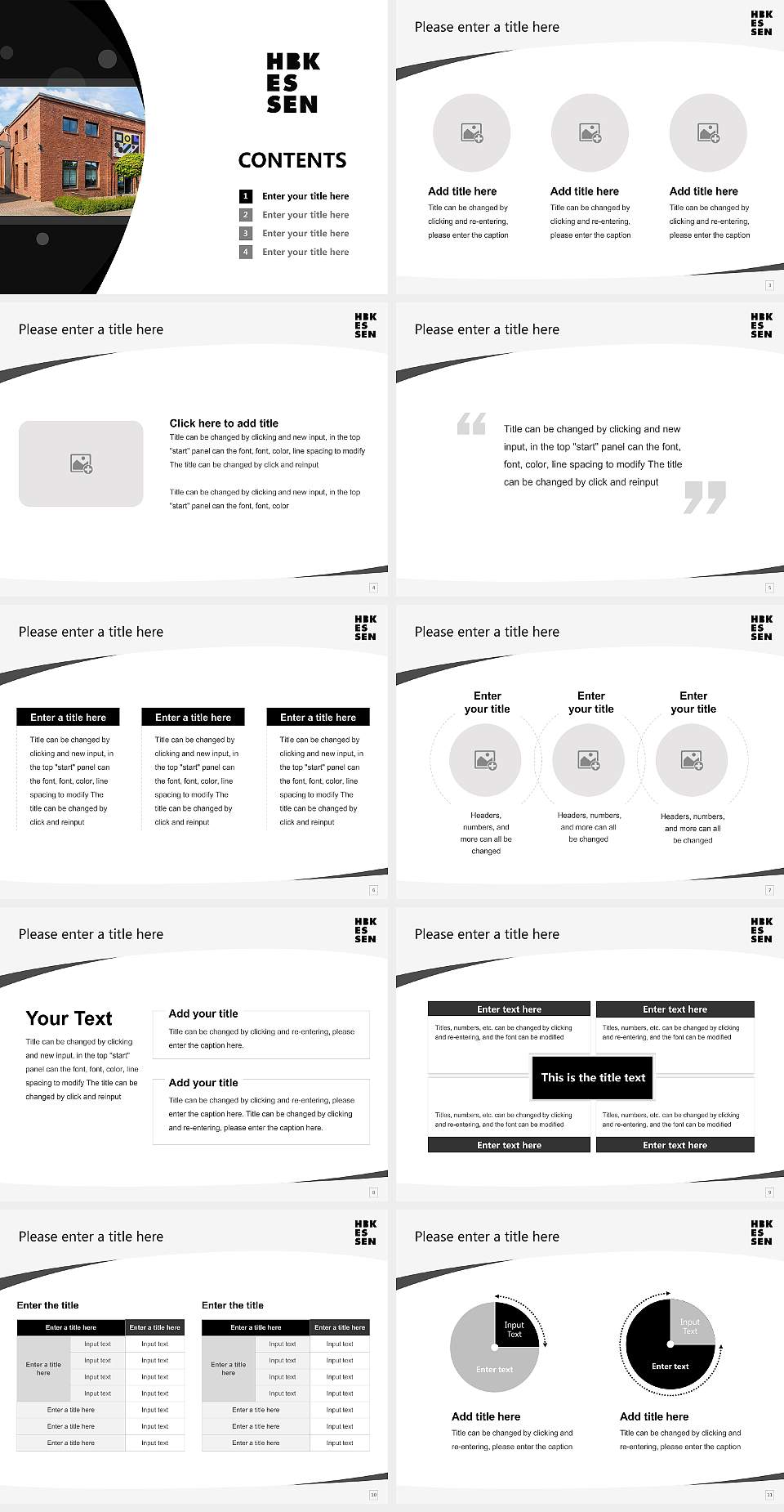 University of Fine Arts Essen (HBK Essen) Course/Courseware Creation PPT Template4:3 ratio PPT effect preview image2