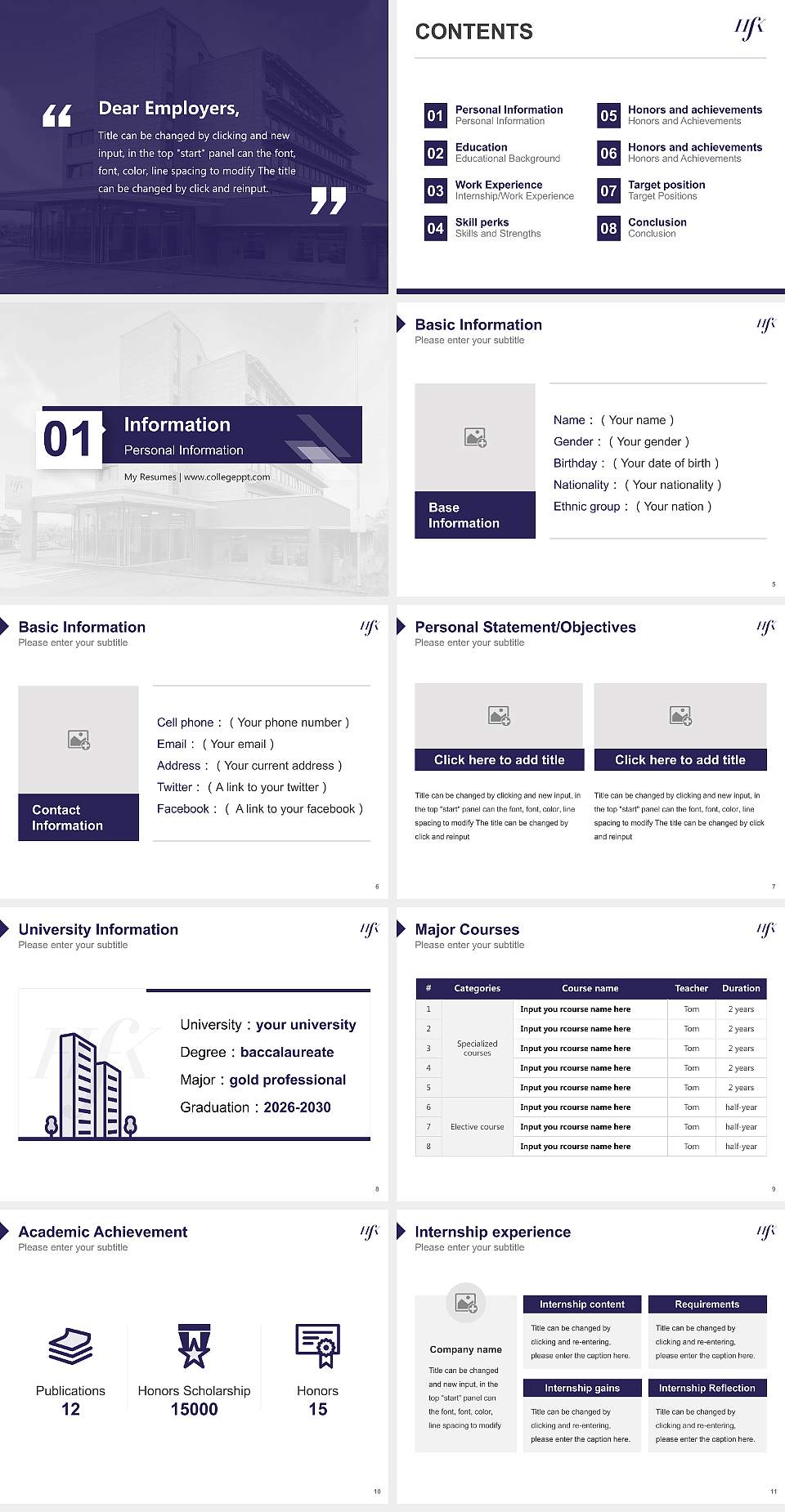 University of Church Music of the Diocese of Rottenburg-Stuttgart Resume PPT Template4:3 ratio PPT effect preview image2