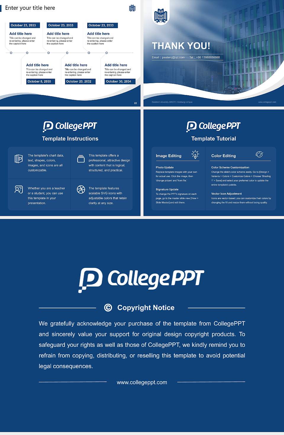 Saarland University – Homburg campus Lecture Sharing and Networking Event PPT Template4:3 ratio PPT effect preview image4