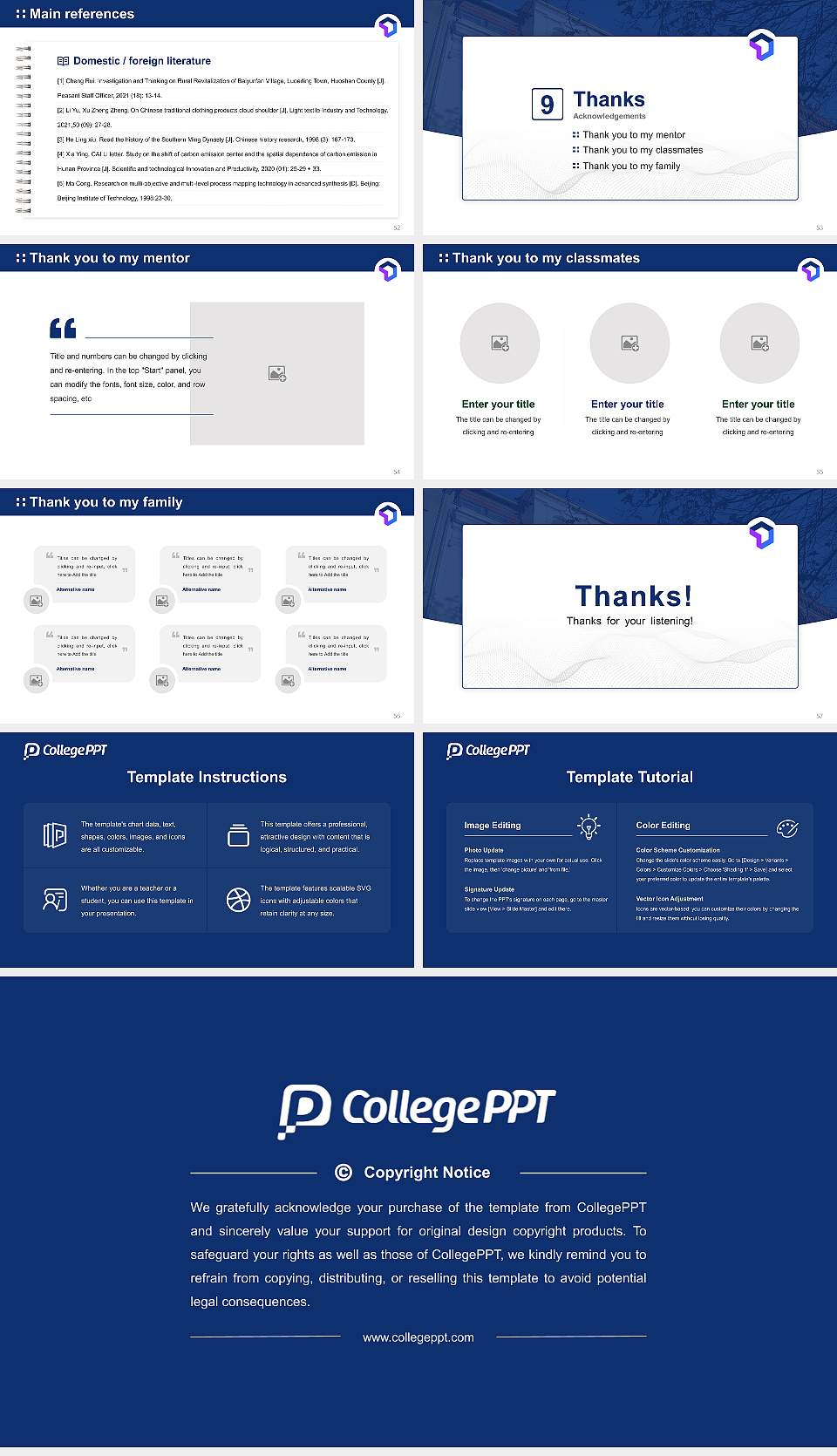 University of Applied Sciences for Small and Medium-Sized Enterprises – Rostock campus Graduation Thesis Defense PPT Template16:9 ratio PPT effect preview image7