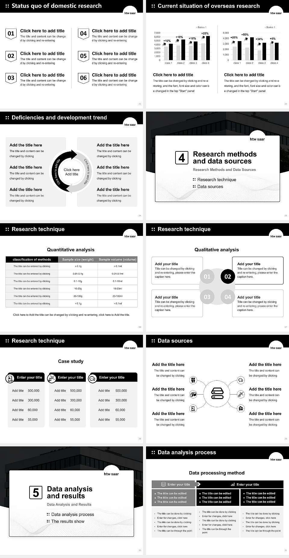 University of Applied Sciences Saarland Graduation Thesis Defense PPT Template4:3 ratio PPT effect preview image4