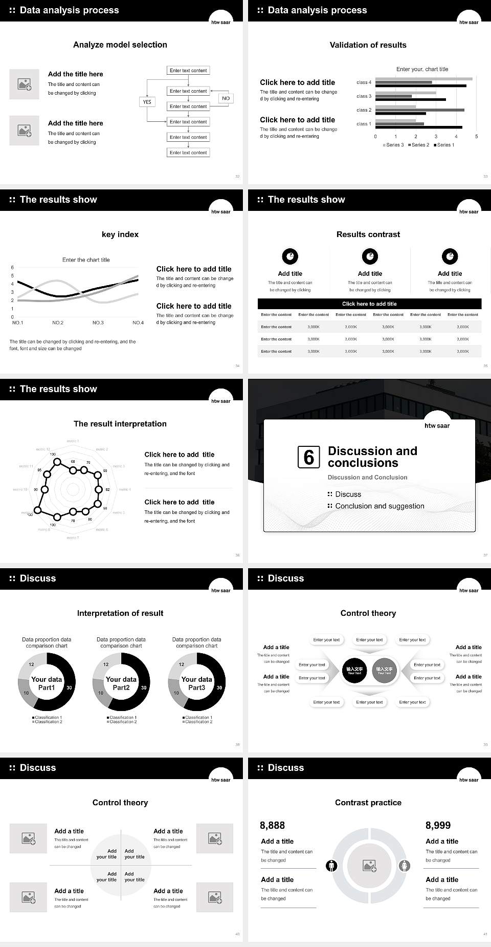 University of Applied Sciences Saarland Graduation Thesis Defense PPT Template4:3 ratio PPT effect preview image5