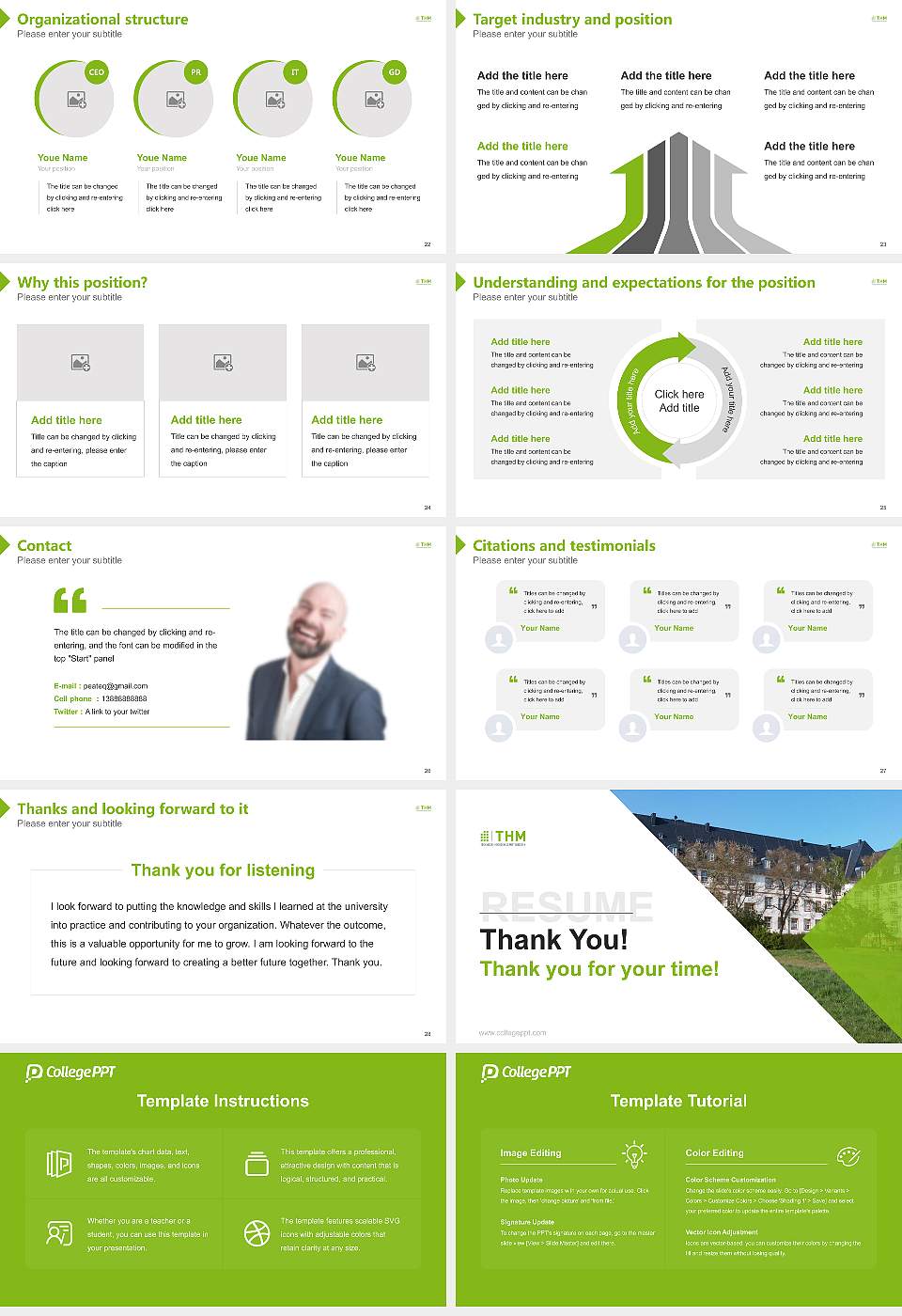 University of Applied Sciences Mittelhessen (THM) – Wetzlar campus Resume PPT Template16:9 ratio PPT effect preview image4