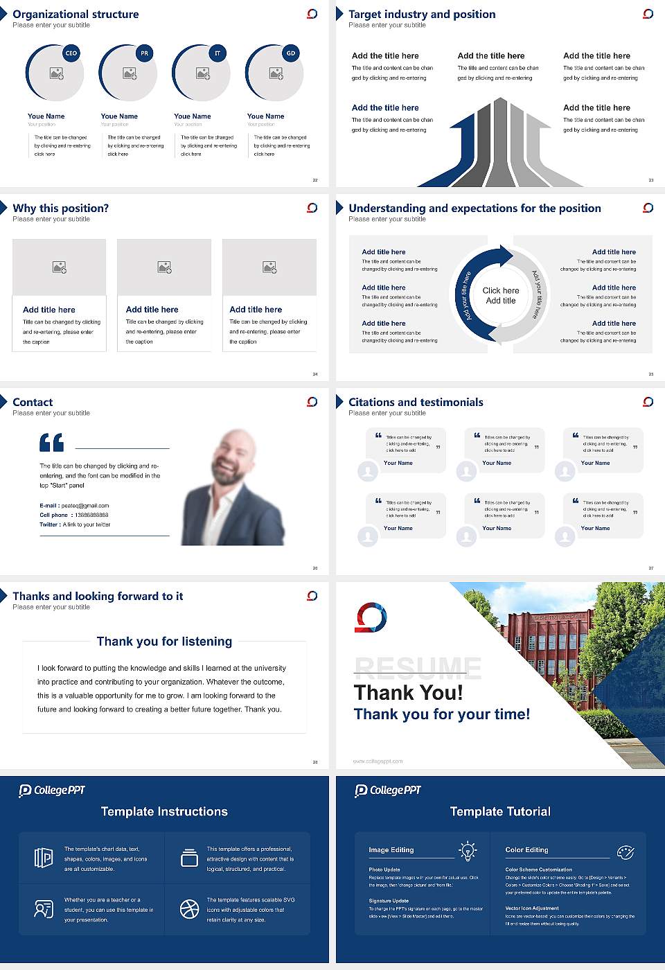 University of Applied Sciences Zwickau – Reichenbach campus Resume PPT Template16:9 ratio PPT effect preview image4