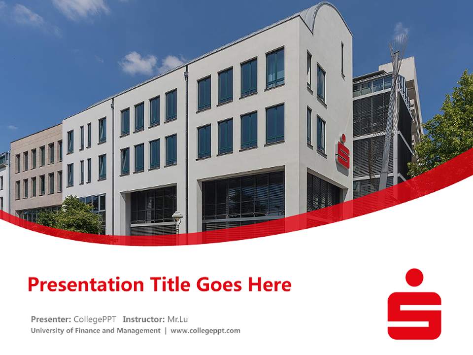 University of Finance and Management Course/Courseware Creation PPT Template4:3 ratio PPT effect preview image5