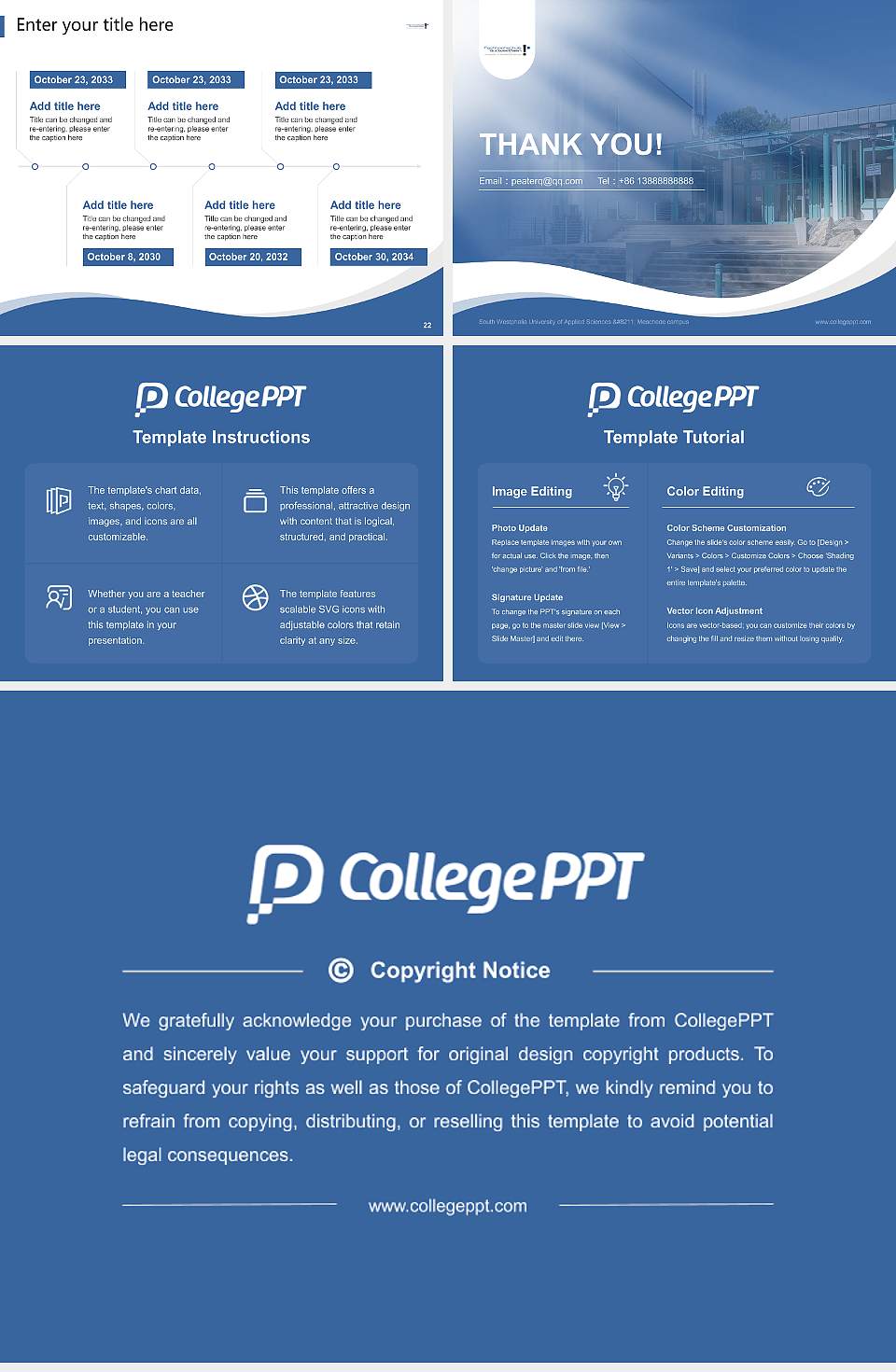 South Westphalia University of Applied Sciences – Meschede campus Lecture Sharing and Networking Event PPT Template4:3 ratio PPT effect preview image4