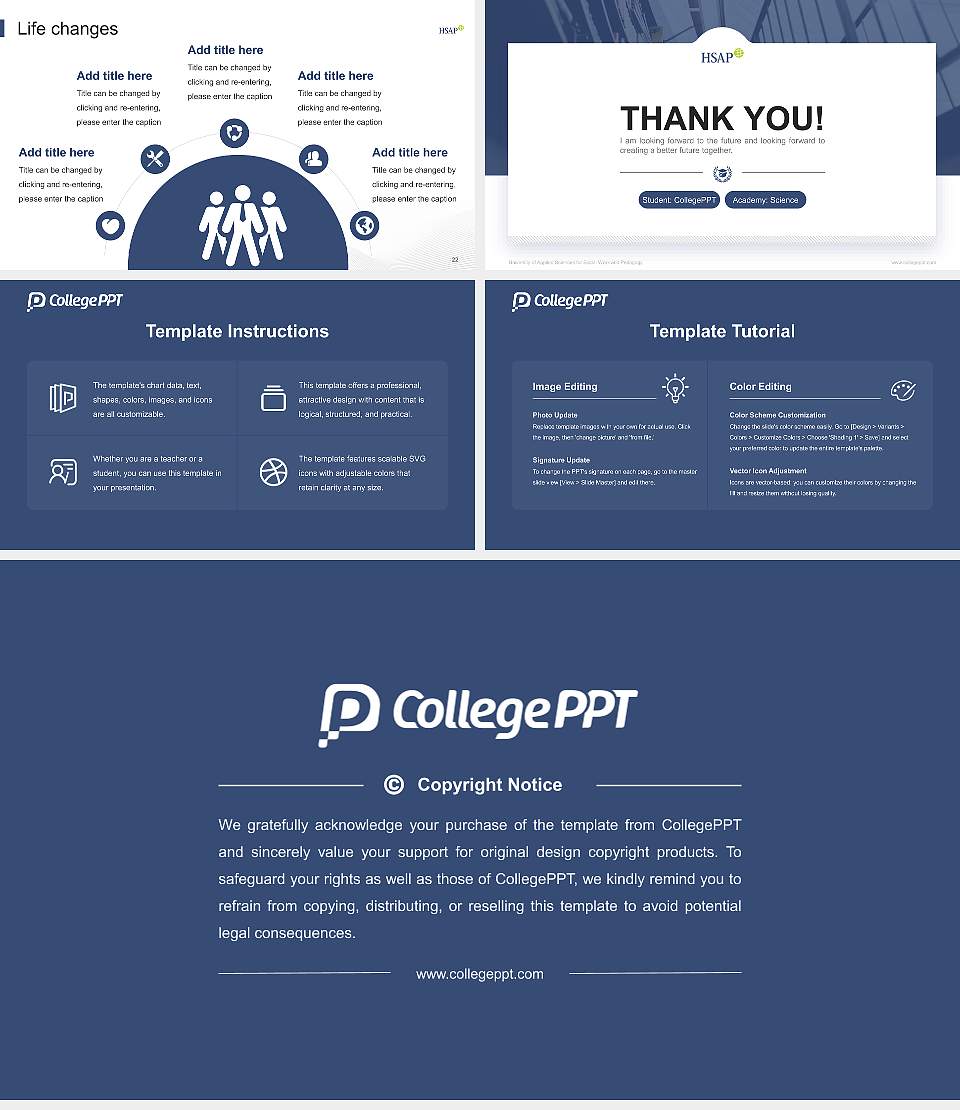University of Applied Sciences for Social Work and Pedagogy National Scholarship Defense PPT Template16:9 ratio PPT effect preview image4