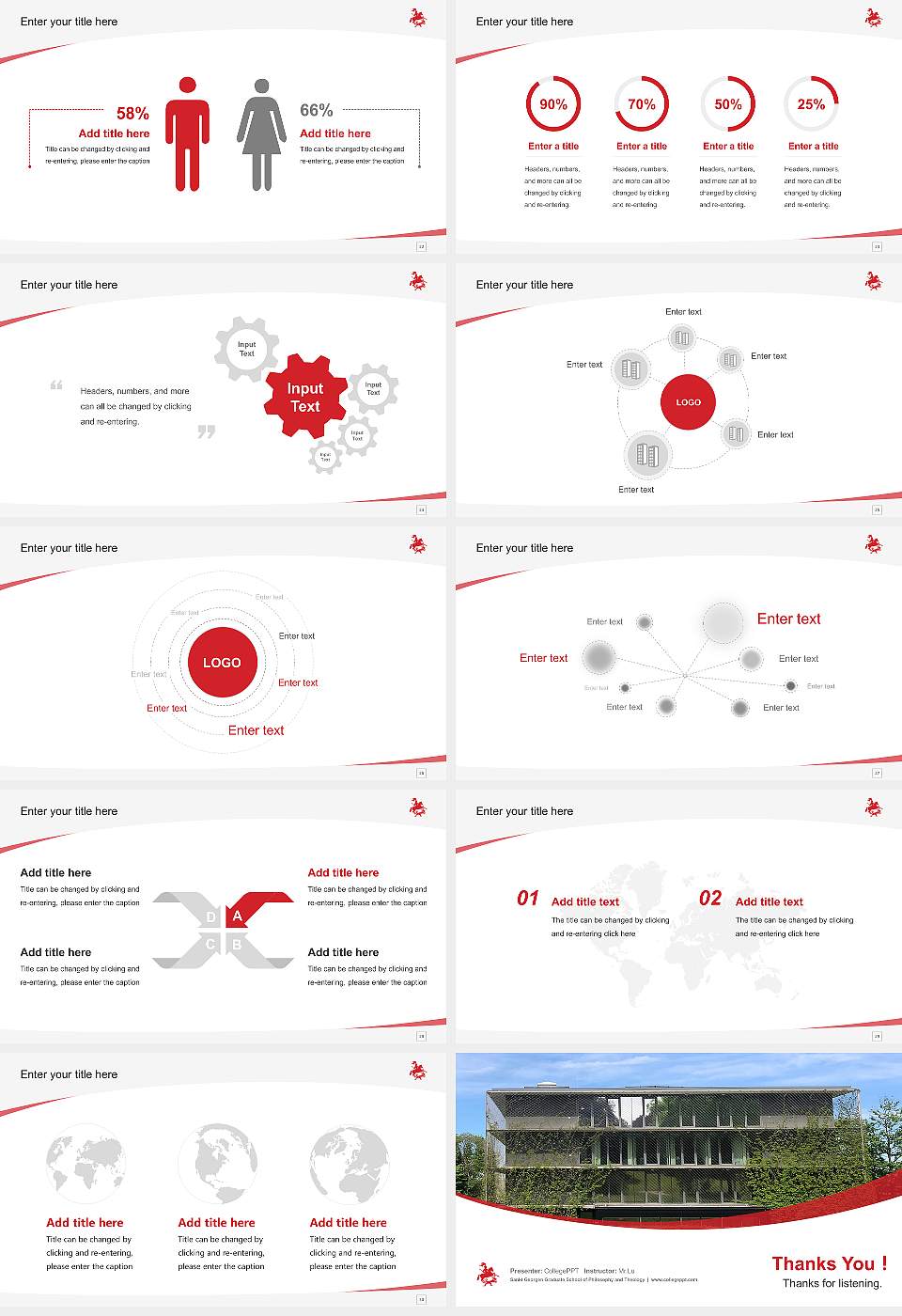 Sankt Georgen Graduate School of Philosophy and Theology Course/Courseware Creation PPT Template16:9 ratio PPT effect preview image4