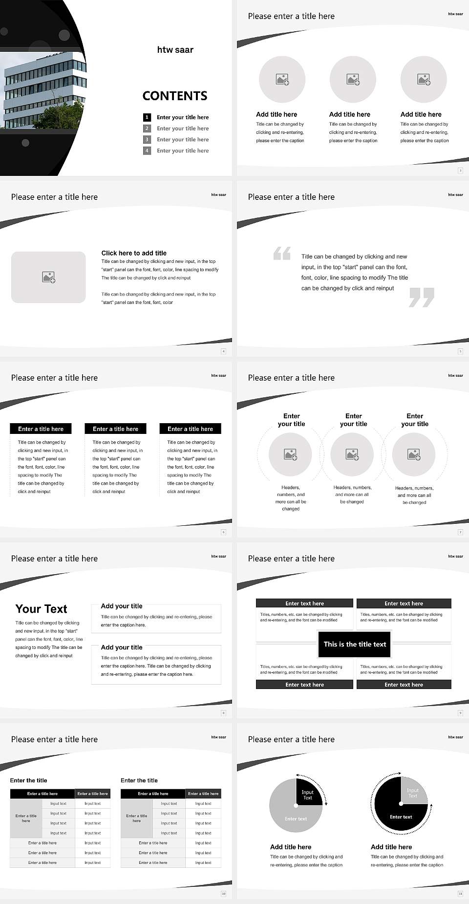 University of Applied Sciences Saarland Course/Courseware Creation PPT Template4:3 ratio PPT effect preview image2