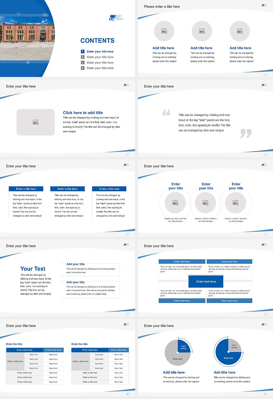 Technical University of Applied Sciences Wildau Course/Courseware Creation PPT Template16:9 ratio PPT effect preview image2