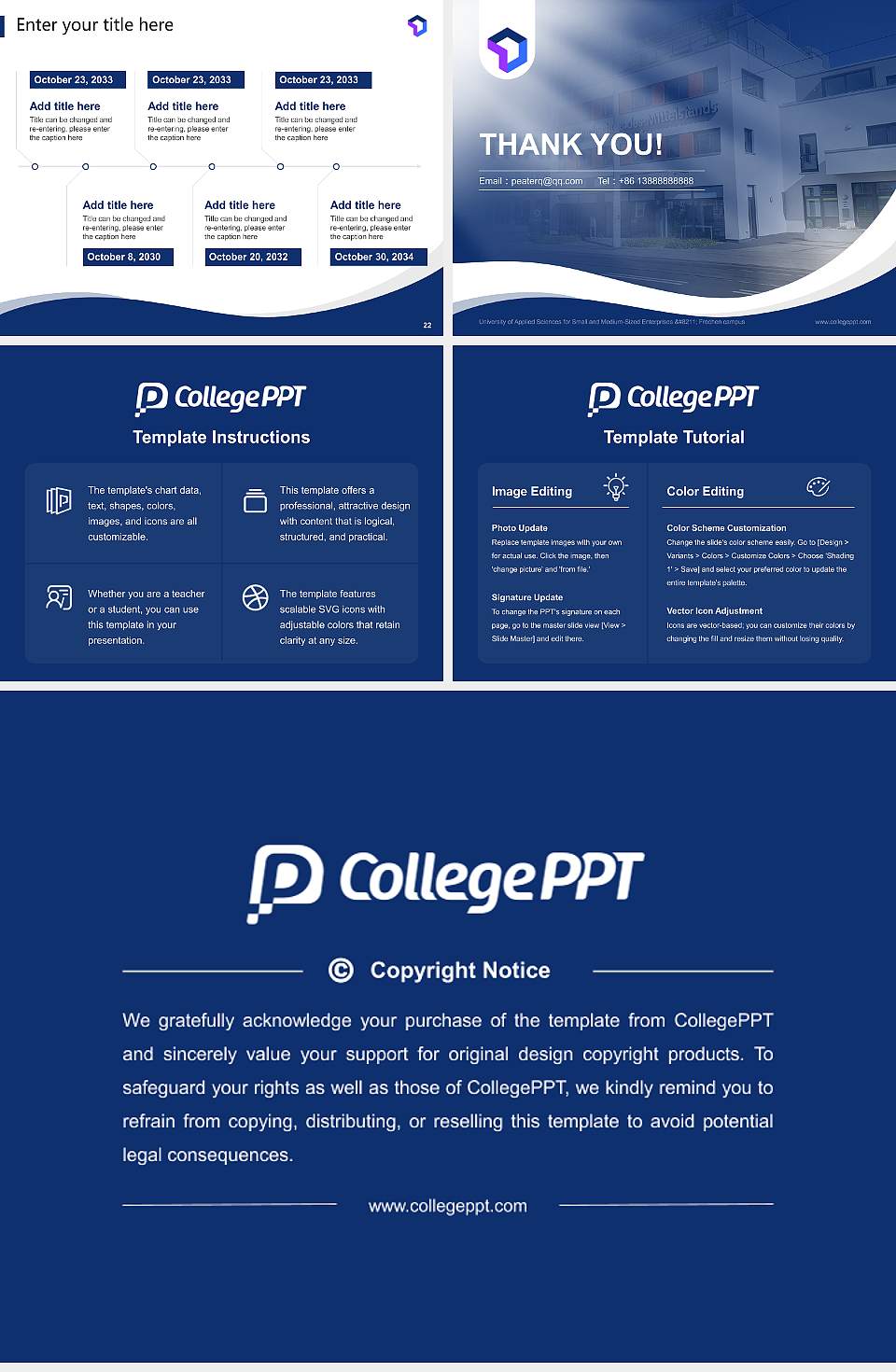 University of Applied Sciences for Small and Medium-Sized Enterprises – Frechen campus Lecture Sharing and Networking Event PPT Template4:3 ratio PPT effect preview image4
