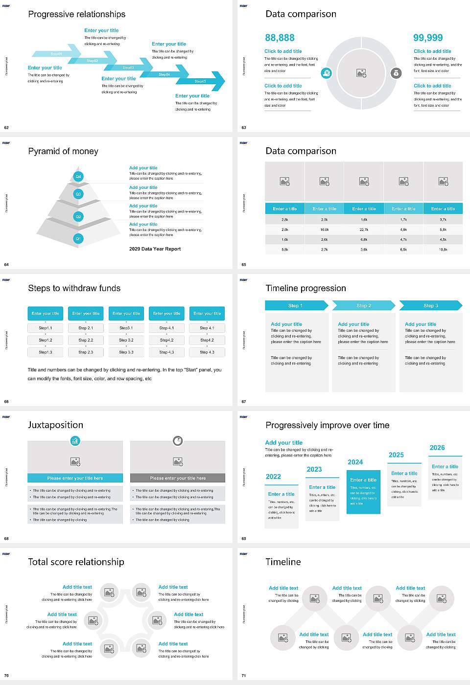 University of Applied Sciences for Business – Bielefeld campus Competition/Entrepreneurship Contest PPT Template16:9 ratio PPT effect preview image8