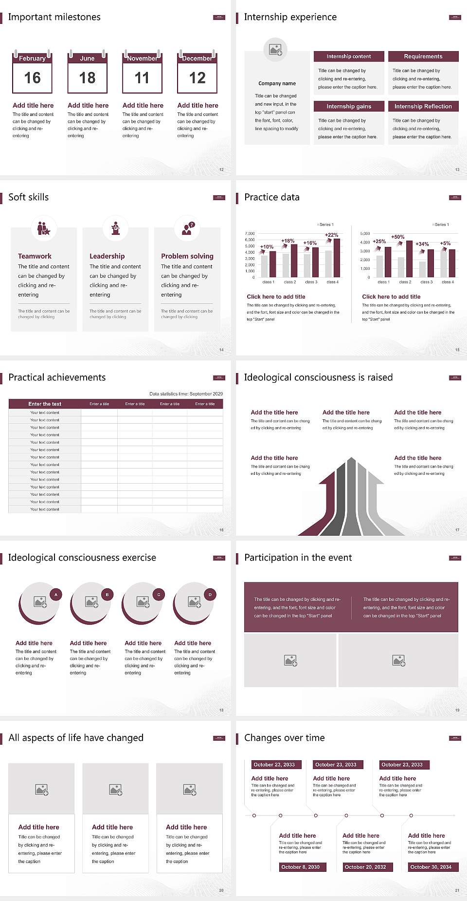 Theological University Ewersbach National Scholarship Defense PPT Template4:3 ratio PPT effect preview image3