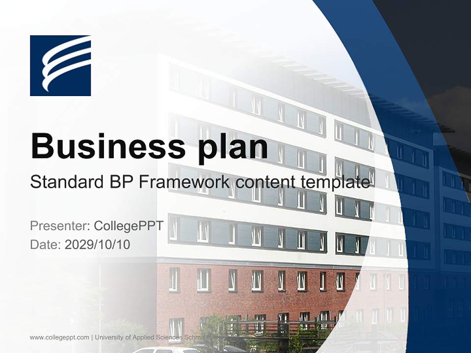University of Applied Sciences Schmalkalden Competition/Entrepreneurship Contest PPT Template4:3 ratio PPT effect preview image9